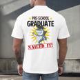 Pre K Nailed It Shirt 2019 Shark Graduation TShirt Men's Back Print T-Shirt
