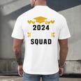 Prom Squad 2024 High School Graduation Party Premium Men's Back Print T-Shirt