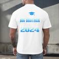 Proud Big Brother Of 5th Grade Graduate 2024 Graduation Men's Back Print T-Shirt