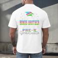 Proud Bonus Brother Of PreK School Graduate 2024 Graduation Premium Men's Back Print T-Shirt