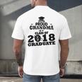 Proud Grandma Of A Class Of 2018 Tee Graduate Graduation Z1 Men's Back Print T-Shirt