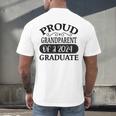 Proud Grandparent Of A Class Of 2024 Graduate Graduation Men's Back Print T-Shirt