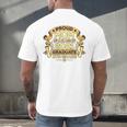 Proud Mom Graduation Of 8th Grade Graduate Men's Back Print T-Shirt