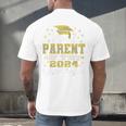 Proud Parent Of Two 2024 Graduate Class 2024 Graduation Premium Men's Back Print T-Shirt