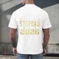 Proud Stepdad Of A 2026 Graduate Class Of Graduation Premium Tri-Blend Men's Back Print T-Shirt
