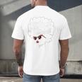 Queen PhD Doctorate Degree Graduation EdD PsyD Premium Tri-Blend Men's Back Print T-Shirt