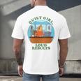 Quiet Girl Loud Results Introvert Office Staff Secretary Men's Back Print T-Shirt Quiet Girl Loud Results Introvert Office Staff Secretary Men's Back Print T-Shirt