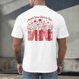 Read Your Heart Out Teacher Valentines Day Reading Book Men's Back Print T-Shirt Read Your Heart Out Teacher Valentines Day Reading Book Men's Back Print T-Shirt
