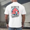 Retro Toon Introvert Sarcasm Anti-Social Nihilism Men's Back Print T-Shirt