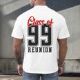 Reunion 1999 Matching Graduation High School Class Of 1999 Men's Back Print T-Shirt