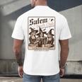 Salem Book Club Bookish Halloween Retro Salem Witch Book Men's Back Print T-Shirt