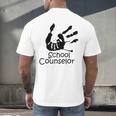 School Counselor t Shirt School Teacher Graduation Idea Men's Back Print T-Shirt