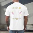 School's Out For Summer Unicorn Graduation Teacher Student Men's Back Print T-Shirt