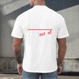 Second Grade Graduation Shirt Straight Outta 2nd Grade Men's Back Print T-Shirt