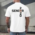 Senior 2020 Football Graduation Shirt Men's Back Print T-Shirt