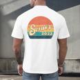 Senior 2023 Graduation My Last First Day Of Class Of 2023 Men's Back Print T-Shirt