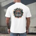 Senior 2032 Class Of 2032 Seniors Graduation 2032 Senior 32 Men's Back Print T-Shirt