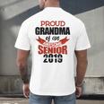 Senior Class Of 2019 Tshirt Graduation Awesome Grandma Men's Back Print T-Shirt