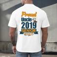 Senior Class Of 2019 Tshirt Graduation School Students Uncle Men's Back Print T-Shirt