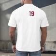 Senior Class Of 2019 Graduation Shirt Graduate Men's Back Print T-Shirt