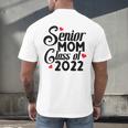 Senior Class Of 2022 School Graduation Mom Men's Back Print T-Shirt
