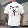 Senior Dance Mom Class Of 2026 Dancer Daughter Graduation Men's Back Print T-Shirt