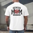 Senior Mom 2025 Cheer Mama Class Of 2025 Graduation Men's Back Print T-Shirt