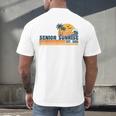 Senior Sunrise 2026 Graduation Cool Retro High School Men's Back Print T-Shirt