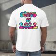 Senior Year 2022 Class Of 2022 Graduation Tie Dye Groovy Men's Back Print T-Shirt
