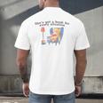 She's Got A Book For Every Situation Men's Back Print T-Shirt