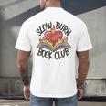 Slow Burn Book Club Romantasy Trope Smut Dark Romance Reader Men's Back Print T-Shirt