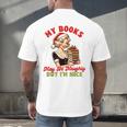 Smut Reader Christmas My Books May Be Naughty But I'm Nice Men's Back Print T-Shirt