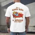 Smut Reader Be A Good Girl & Spread Those Pages Spicy Book Men's Back Print T-Shirt