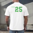Soccer Senior Night Soccer Senior 2025 Graduation 44 Men's Back Print T-Shirt