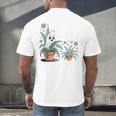 Social Anxiety Introvert Nervous Awkward Socially Men's Back Print T-Shirt