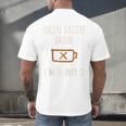 Social Battery Drain I'm So Over It Introvert Homebody Line Raglan Baseball Tee Men's Back Print T-Shirt Social Battery Drain I'm So Over It Introvert Homebody Line Raglan Baseball Tee Men's Back Print T-Shirt