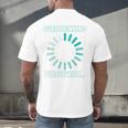 Social Introvert's Overthinking Please Wait Awkward Humor Men's Back Print T-Shirt Social Introvert's Overthinking Please Wait Awkward Humor Men's Back Print T-Shirt