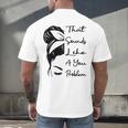 That Sounds Like A You Problem Messy Bun Introvert Raglan Baseball Tee Men's Back Print T-Shirt That Sounds Like A You Problem Messy Bun Introvert Raglan Baseball Tee Men's Back Print T-Shirt