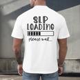 Speech Pathologist Loading 2021 Graduation Speech Therapist Men's Back Print T-Shirt