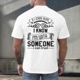 If I Stand Alone I Know I'm With Someone I Trust Introvert Men's Back Print T-Shirt If I Stand Alone I Know I'm With Someone I Trust Introvert Men's Back Print T-Shirt