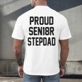 Stepfather SEN18R Graduation Party Stepdad Senior 2018 Shirt Men's Back Print T-Shirt