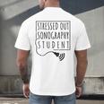 Stressed Sonography Student Ultrasound Tech Graduation Men's Back Print T-Shirt