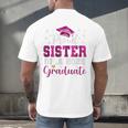 Super Proud Sister Of 2025 Graduate Senior Graduation Family Premium Tri-Blend Men's Back Print T-Shirt