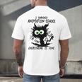 I Survived Animation School Graduation 2026 Men's Back Print T-Shirt