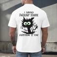 I Survived Theology School Graduation 2025 Men's Back Print T-Shirt