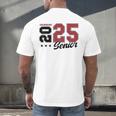 Swimming Senior Night Swimming Senior 2025 Graduation 59 Men's Back Print T-Shirt