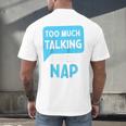 Too Much Talking I Need A Nap For Introverts Raglan Baseball Tee Men's Back Print T-Shirt Too Much Talking I Need A Nap For Introverts Raglan Baseball Tee Men's Back Print T-Shirt