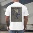 The Three Musketeers Book Cover Men's Back Print T-Shirt