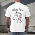Unicorn RN GraduationShirt Nurse Shirts Men's Back Print T-Shirt