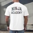 Vintage Don'T Call Me NINJA ACADEMY Introvert Sarcastic Men's Back Print T-Shirt Vintage Don'T Call Me NINJA ACADEMY Introvert Sarcastic Men's Back Print T-Shirt